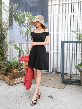 「DABAgirl（ダバガール）のアイテム」を使った、DABAgirlさん（レディース・164cm）の春コーディネート