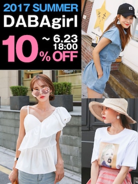 「DABAgirl（ダバガール）のアイテム」を使った、DABAgirlさん（レディース・164cm）の夏コーディネート