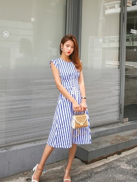 「オルチャンファッション」｜DABAgirlさん（レディース・164cm）の夏コーディネート