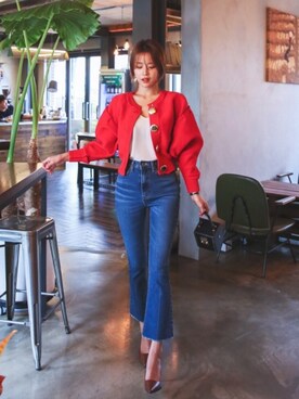 「DABAgirl（ダバガール）のアイテム」を使った、DABAgirlさん（レディース・164cm）の夏コーディネート