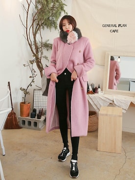 「韓国ファッション」｜DABAgirlさん（レディース・164cm）の秋コーディネート