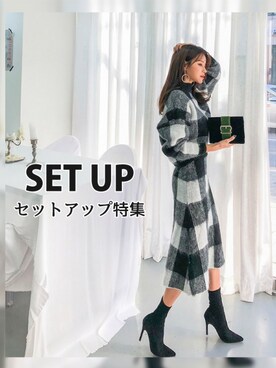 「DABAgirl（ダバガール）のアイテム」を使った、DABAgirlさん（レディース・164cm）の冬コーディネート