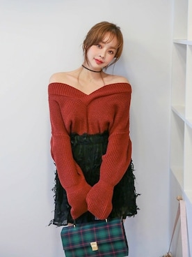 「ベルスリーブ」｜DABAgirlさん（レディース・164cm）の冬コーディネート