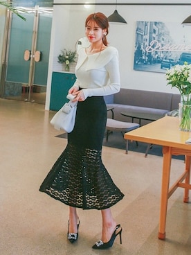 「DABAgirl（ダバガール）のアイテム」を使った、DABAgirlさん（レディース・164cm）の春コーディネート