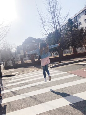 「NBA（エヌビーエー）のアイテム（ジャケット/アウター）」を使った、rookieさん（レディース・173cm）の秋コーディネート