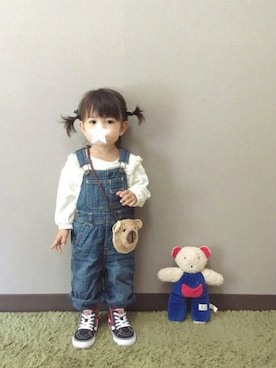  Lia*さん（キッズ・80cm）の秋コーディネート