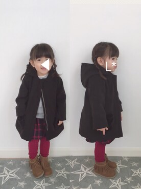  Lia*さん（キッズ・80cm）の冬コーディネート