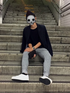 「COS（コス）のアイテム（その他シューズ）」を使った、Kōta Onoさん（メンズ・171cm）の冬コーディネート