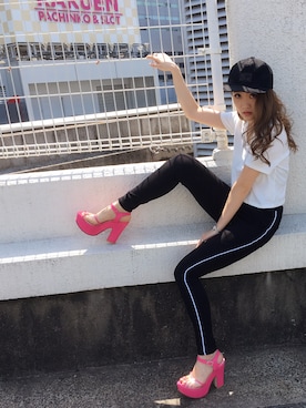 「ESPERANZA（エスペランサ）のアイテム」を使った、ななちむさん（レディース・156cm）の春コーディネート