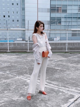 「ESPERANZA（エスペランサ）のアイテム」を使った、ななちむさん（レディース・156cm）の春コーディネート