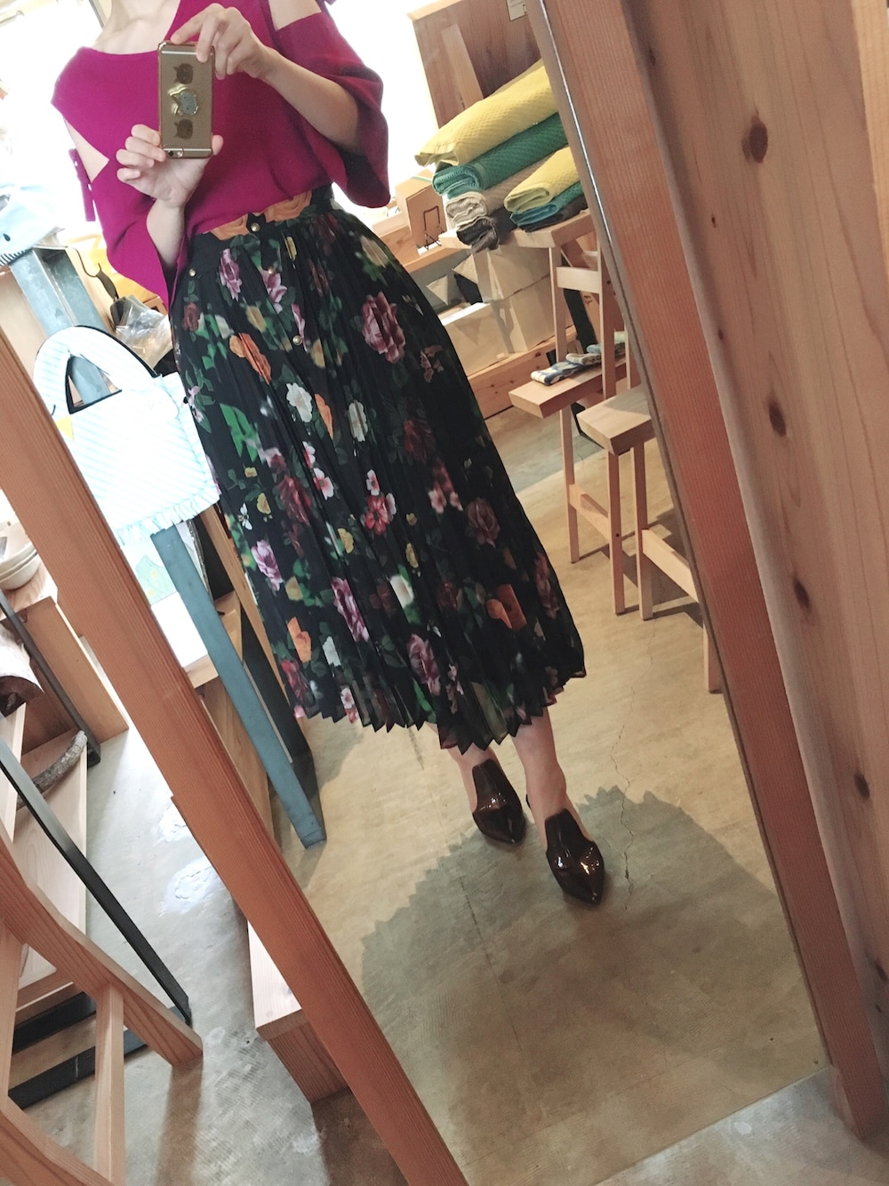 Ameri（アメリ）の「COCO FLOWER SKIRT（スカート）」 - WEAR
