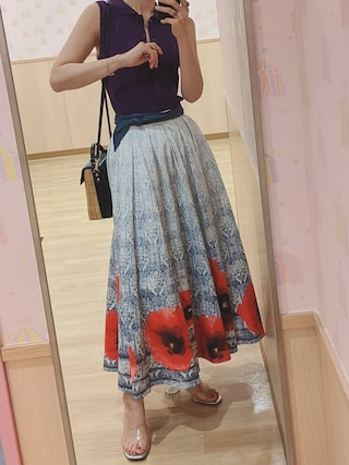 Ameri（アメリ）の「EMMA OCCIDENT SKIRT（スカート）」 - WEAR