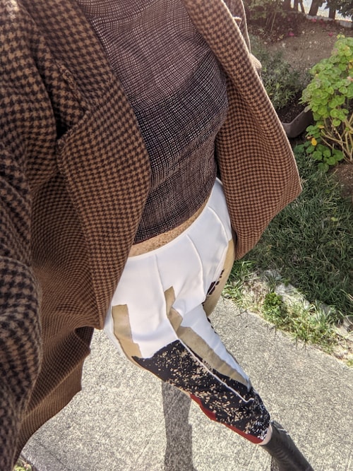 Ameri FUDE ART SKIRT 筆アートスカート Sサイズ 20201130194739621_500.jpg