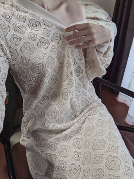 CLANE クラネ VINTAGE LACE LOOSE ONE PIECE