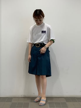 「MARTINE ROSE（マーティンローズ）のアイテム」を使った、Dream ch/154cmさん（レディース・154cm）の夏コーディネート