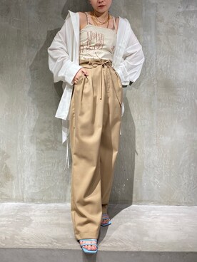 「Paloma Wool（パロマウール）のアイテム」を使った、Dream ch/154cmさん（レディース・154cm）の夏コーディネート