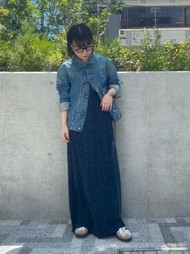「CLAMP（クランプ）のアイテム（ジャケット/アウター）」を使った、Dream ch/154cmさん（レディース・154cm）の春コーディネート
