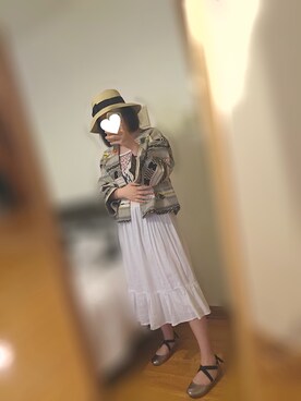 「ZARA KIDSのアイテム（ブルゾン）」を使った、Bulls_oneさん（レディース・157cm）の夏コーディネート