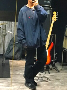 「ロールアップ」｜「アイテム（その他トップス）」を使った、ゆーやさん（メンズ・170cm）の秋コーディネート
