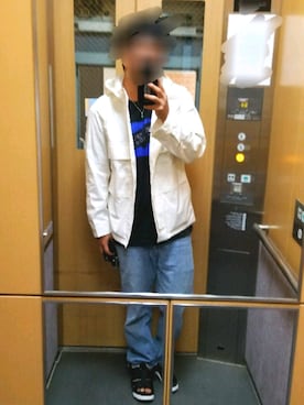 「ユニクロ」｜「アイテム（サンダル）」を使った、ゆーやさん（メンズ・170cm）の春コーディネート
