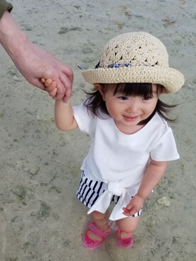 ichic@さん(キッズ・80cm)の夏コーディネート