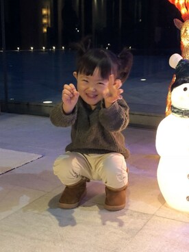 ichic@さん（キッズ・90cm）の冬コーディネート