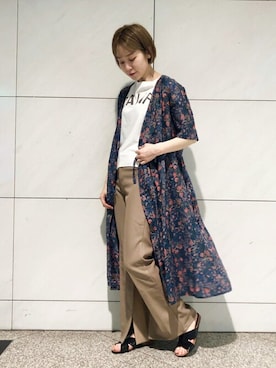 「soil（ソイル）のアイテム（ワンピース/ドレス）」を使った、Shimizuさん（レディース・165cm）の春コーディネート