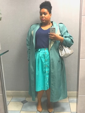 「gallery（ギャラリー）のアイテム」を使った、Imani Alicia Smithさん（レディース・175cm）の冬コーディネート