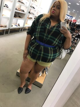 「stripes」｜「アイテム（その他シューズ）」を使った、Imani Alicia Smithさん（レディース・175cm）の春コーディネート