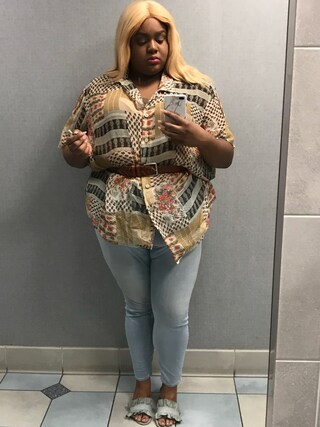 Imani Alicia Smith is wearing thrifted