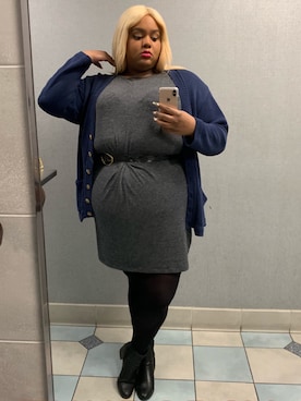 Imani Alicia Smithさん（レディース・175cm）の秋コーディネート
