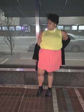 Imani Alicia Smithさん（レディース・175cm）の秋コーディネート