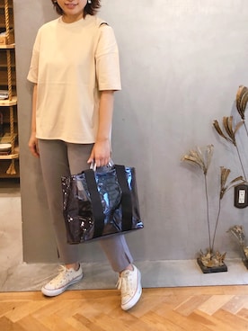 「CONVERSE（コンバース）のconverse（コンバース） ALL STAR OX（オールスターOX）（スニーカー）」を使った、TheTENTさん（レディース・160cm）の夏コーディネート