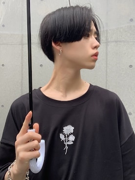 「薔薇」｜「アイテム（その他）」を使った、翔貴さん（メンズ・174cm）の夏コーディネート