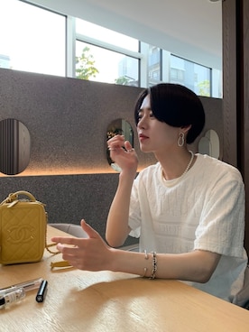 「ホワイトスニーカー」｜「アイテム（その他）」を使った、翔貴さん（メンズ・174cm）の夏コーディネート