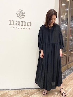 「LEINER（レイナー）のアイテム」を使った、nano・universe ルクア イーレ Womensさん（レディース・160cm）の夏コーディネート