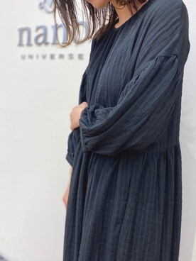 「LEINER（レイナー）のアイテム」を使った、nano・universe ルクア イーレ Womensさん（レディース・160cm）の夏コーディネート