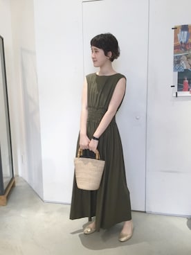 「OLIKA（オリカ）のアイテム」を使った、よこさん（レディース・164cm）の春コーディネート