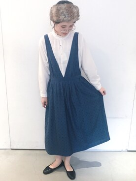 「OLIKA（オリカ）のアイテム」を使った、よこさん（レディース・164cm）の秋コーディネート