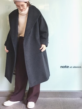 「So 1:1（ソウワンバイワン）のアイテム（その他アウター）」を使った、よこさん（レディース・164cm）の秋コーディネート