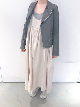 「note et silence （ノートエシロンス）のアイテム（ジャケット/アウター）」を使った、よこさん（レディース・164cm）の冬コーディネート