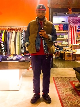 「PENFIELD USA（ペンフィールドユーエスエー）のアイテム（ジャケット/アウター）」を使った、guwaさん（メンズ・172cm）の秋コーディネート