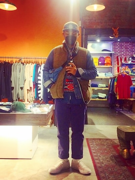 「PENFIELD USA（ペンフィールドユーエスエー）のアイテム（ジャケット/アウター）」を使った、guwaさん（メンズ・172cm）の冬コーディネート