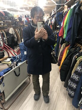 「Design Tshirts Store graniph（デザイン　ティーシャツ　ストア　グラニフ）のアイテム（その他アウター）」を使った、kohshi77(相互フォロー)さん（メンズ・175cm）の冬コーディネート