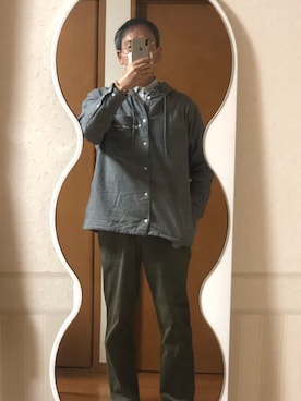 「Design Tshirts Store graniph（デザイン　ティーシャツ　ストア　グラニフ）のアイテム（ジャケット/アウター）」を使った、kohshi77(相互フォロー)さん（メンズ・173cm）の春コーディネート