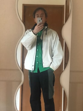 「no brand（ノーブランド）のアイテム（ブルゾン）」を使った、kohshi77(相互フォロー)さん（メンズ・173cm）の春コーディネート