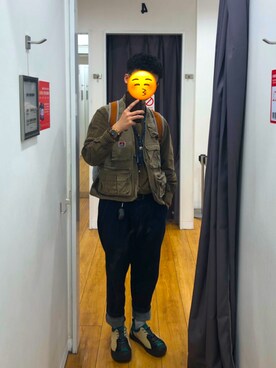 「KEEN（キーン）のアイテム（その他シューズ）」を使った、Jimmy Lin🇹🇼さん（メンズ・170cm）の冬コーディネート
