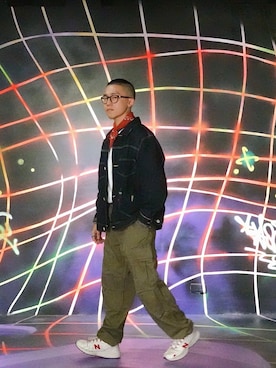 「LEVIS REDWIRE（リーバイスレッドワイヤー）のアイテム」を使った、Jimmy Lin🇹🇼さん（メンズ・170cm）の冬コーディネート