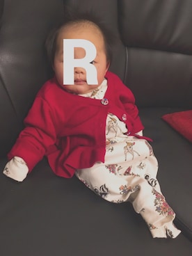 「GAPbaby」｜⑅⃝yr___aさん（キッズ・60cm）の冬コーディネート