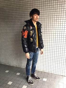 「REMAKE ITEMのアイテム」を使った、Shantiさん（メンズ・172cm）の春コーディネート